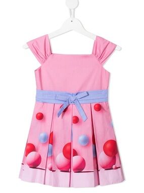 Lapin House Bouncy Ball Print Dress girls size 5t